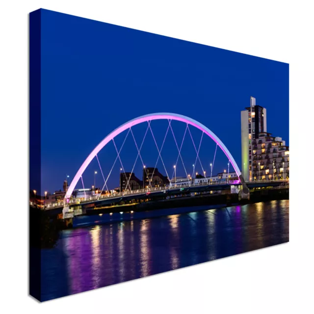 The Clyde Arc, Glasgow, Scotland Canvas Wall Art Picture Print