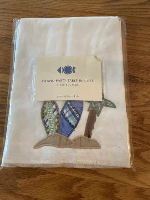 Pottery Barn Kids Island Party Table Runner *NEW*