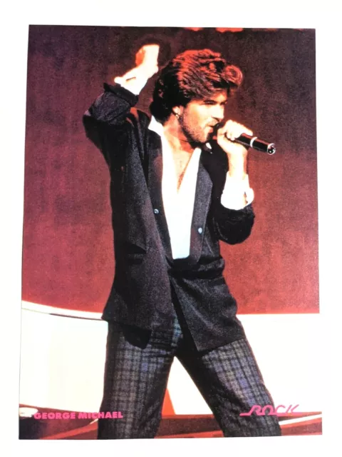 George Michael Live / Wham / Sting / 1980'S Magazine Full Page Poster Clipping