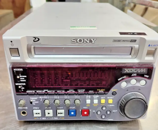 Professional Video Disc Recorder SONY PDW-1500 XDCAM DVCAM SDI