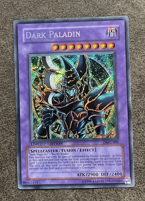 Dark Paladin Yu-Gi-Oh! Card DMG-001 Limited Edition Secret Rare