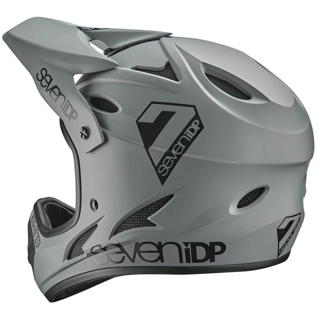 7Idp M1 Vollgesicht Mountainbike/Bmx/Enduro/Ebike Helm Grau Jugend Medium++Verkauf 6