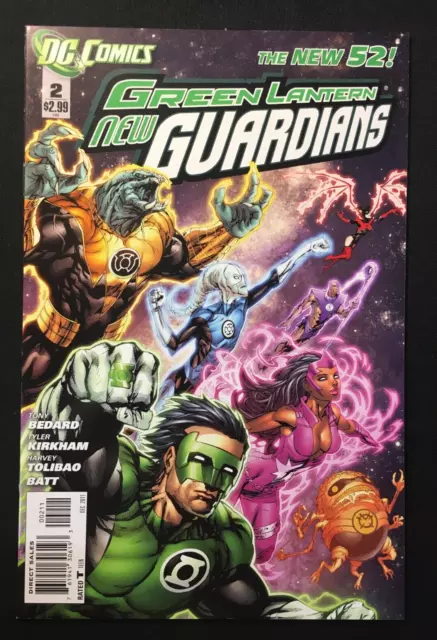 Green Lantern New Guardians 2 Tyler Kirkham BATT V 1 Star Sapphire Red Orange