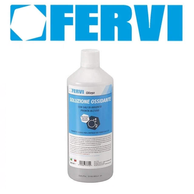 Flacone 900Ml Soluzione Ossidante Con Sali Di Argento Pronta All'uso Fervi