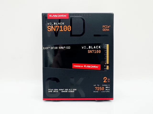 WD_BLACK SN7100 NVMe SSD 2TB - Interna M.2, Abierta Pero Solo