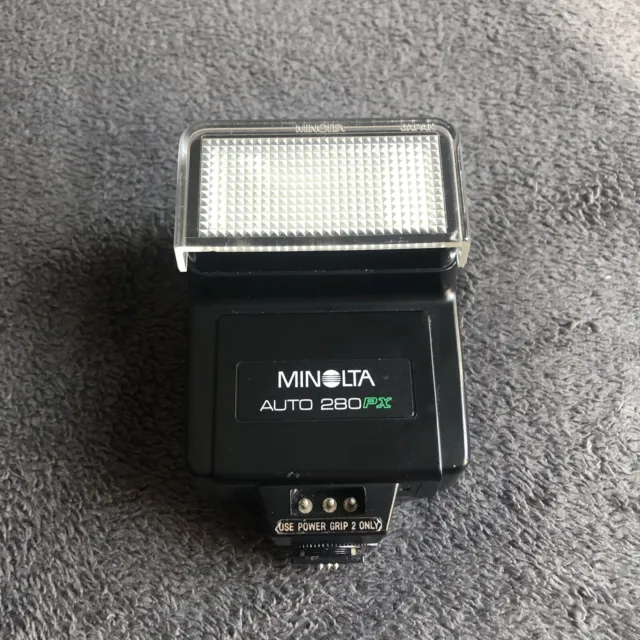 Minolta Electroflash Auto 280PX External Camera Flashlight Attachment - UNTESTED