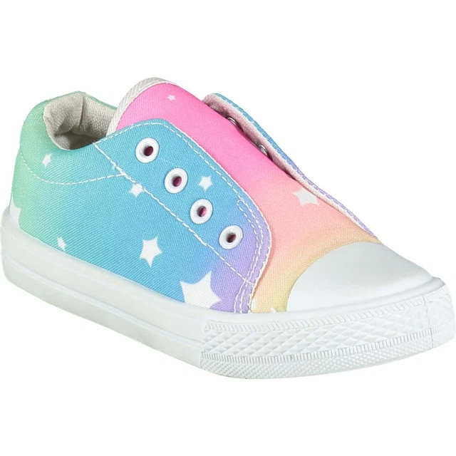 A DEE Girls Rainbows & Unicorns Canvas Trainers - NON RETURNABLE