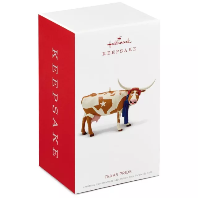 2018 Hallmark Texas Pride Longhorn Ornement 3