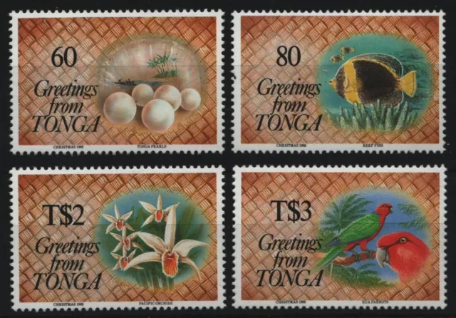 1992 Tonga - Mi-Nr. 1252-1255 ** - MNH - Fauna & Flora