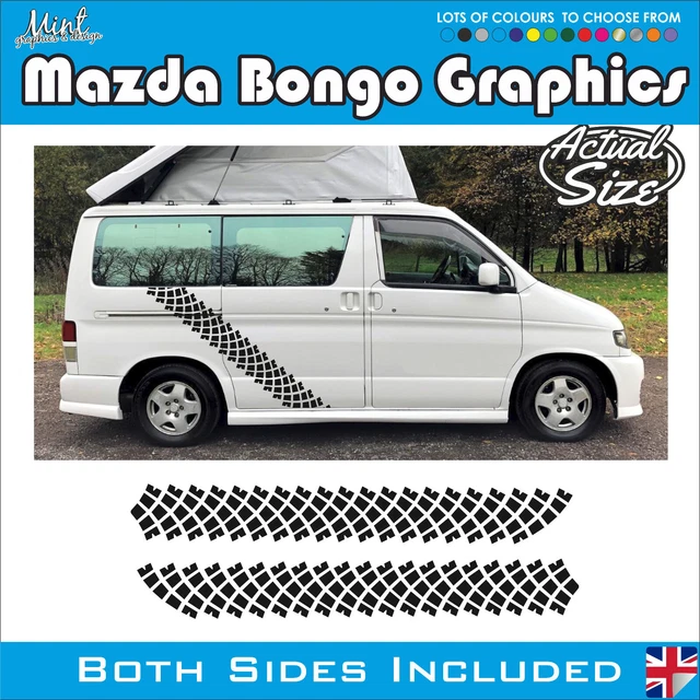 MAZDA BONGO CAMPER Side friendee Stripe Decals Stickers Van Graphics NO ...