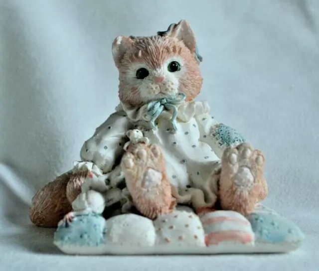 Vintage Calico Kittens "You Will Always Be Close to My Heart" 1992 Enesco