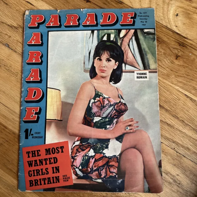 Vintage Parade Magazine May 1964 Yvonne Romain