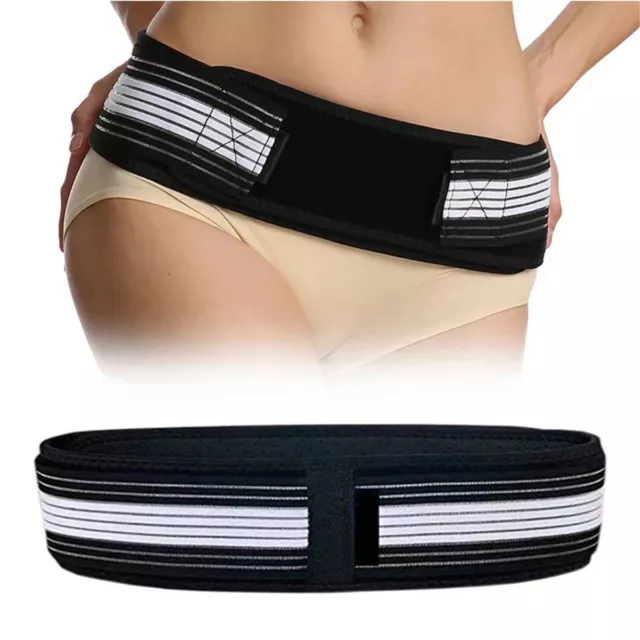 Sacroiliac Joint Hip Belt Lower Back Lumbar Brace Support Pain Relief Men Women