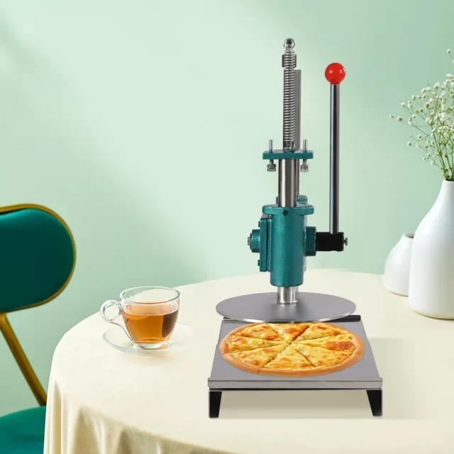 9.5inch Household Pizza Dough Pastry Manual Press Machine w/ 0.2" Thick Disc