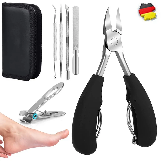 Nagelschere Für Eingewachsene Nägel – Edelstahl, Mit Anti-Rutsch-Griff