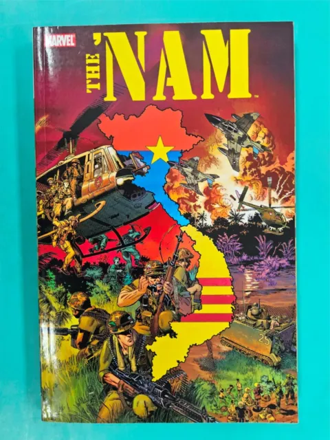 THE 'NAM Vol 1 Comic TPB ~ 1st Print 2009 Marvel OOP Michael Golden NAM