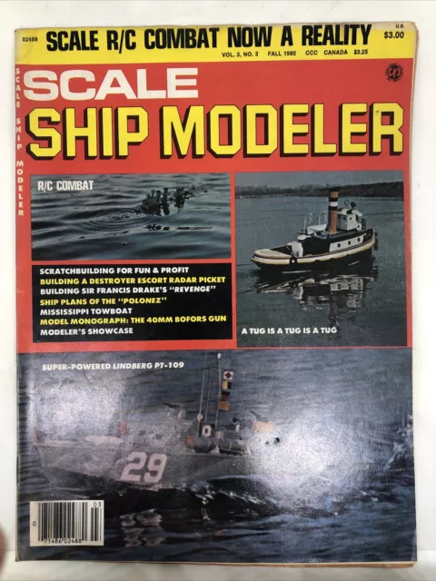 Scale Ship Modeler Magazine Fall 1980