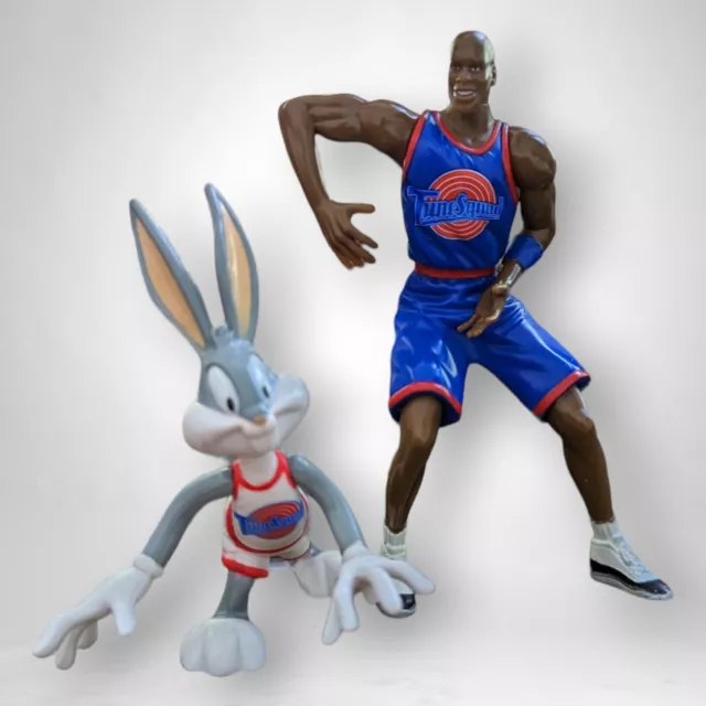 VINTAGE SPACE JAM Michael Jordan 5” Figure Basketball Toy & Bugs Bunny ...