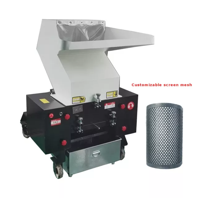 INTBUYING® 220V Plastic Bottle Shredder Plastic Granulator Crusher 7.5KW