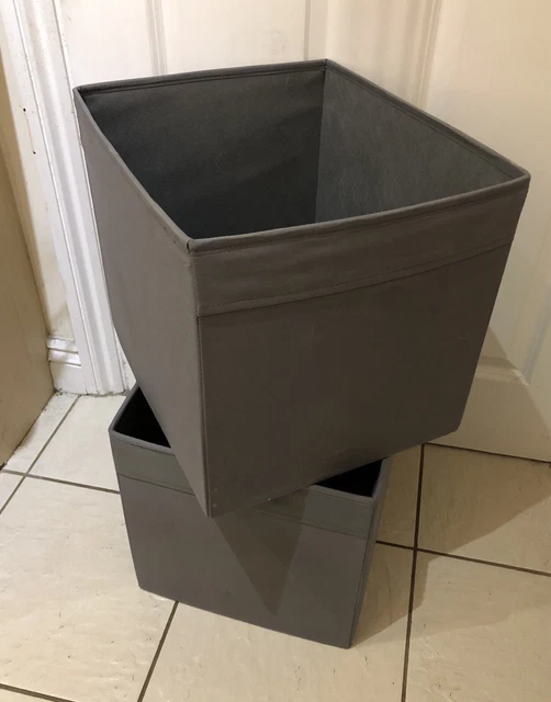 IKEA DRONA STORAGE Box Canvas Shelf Folding Organiser Kallax Insert