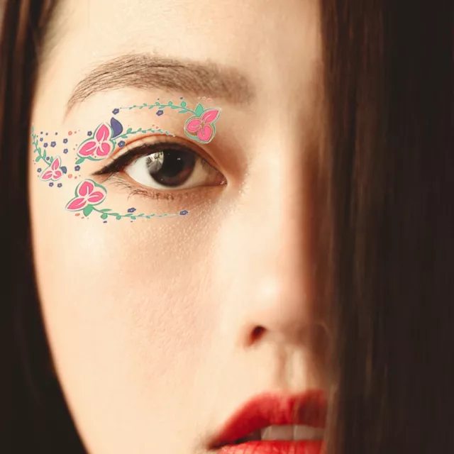 10 Pairs Eyeliner-Lidschatten-Aufkleber Papier Augen-Make-up-Aufkleber
