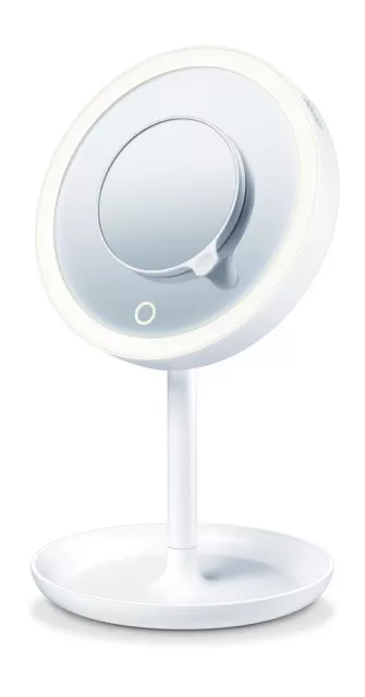 Beurer BS 45 beleuchteter Kosmetikspiegel LED Touch Stufenlose Dimmfunktion