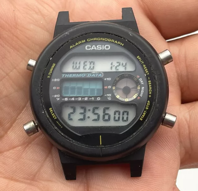 ⭐️ Vintage Casio G Shock Dw-6100 Thermo Sensor Digital Watch 974 Module  Korea ⭐️ £54.99 - Picclick Uk