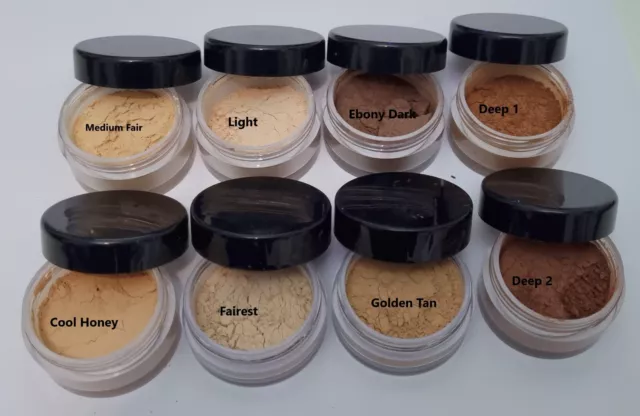 Mica Mineral Magic Foundation Cover Face Powders Makeup Various Shades 3g/6g