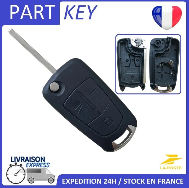 Coque De Clé De Voiture Compatible Opel - Modèles Astra J, Insignia, Corsa, Adam, Meriva
