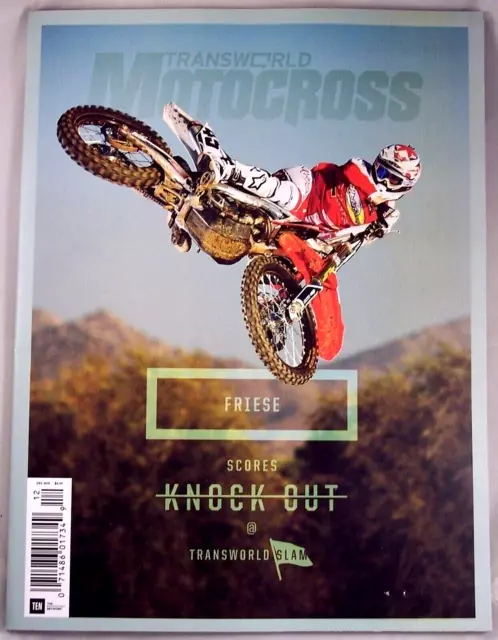 Transworld Motocross Magazine December 2015 Friese Slam James Stewart
