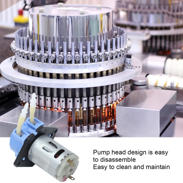 Peristaltic Pump Liquid Dosing Metering Self Priming Pump For Lab Analysis 12VDC