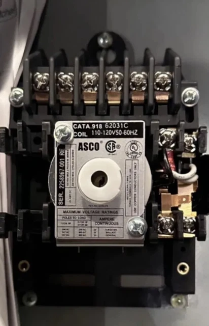 ASCO 917122031 – Contacteur D'éclairage 12 Pôles – Bobine 110-120V – 30A – NEUF
