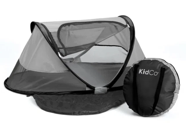 KidCo PeaPod Portable Pop Up Infant Toddler Baby Travel Bed, Midnight (Used)