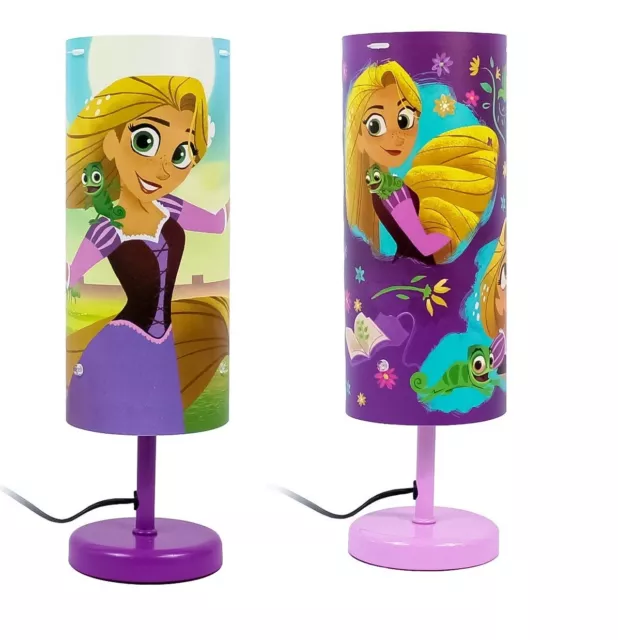 2x Disney Tischlampe Prinzessin Nachttisch Lampe Kinderzimmer Nachtlicht