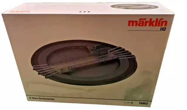 Märklin H0 74862 C-Gleis Drehscheibe mit Sound und LED-Beleuchtung - NEU + OVP