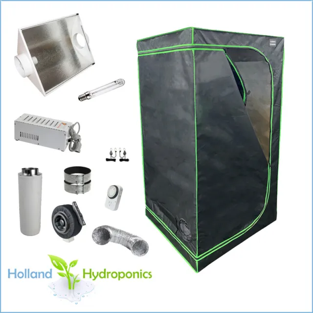 Tent/600W Magnetic Ballast/Hps Lamp/6" Coolvent Reflector/Fan/Filter/Ducting Kit