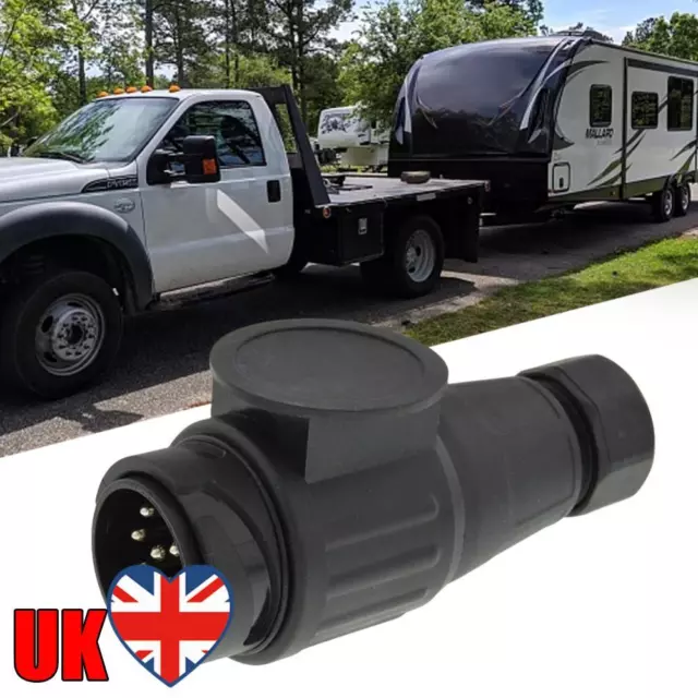 13Pin Trailer Plug 13 Pole Towing Bar Socket Caravan Plug Socket for Vehicle RV