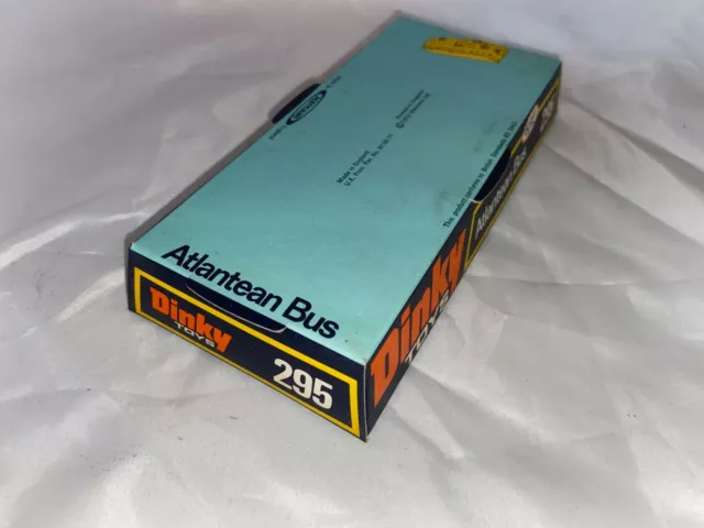 Dinky Toys 295 Atlantean Bus Blister Pack Base Box Only