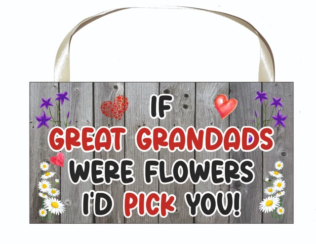 Tolle Opa-Plakette - Wenn tolle Opa Blumen wären, würde ich dich auswählen - lustiges Geschenk 2