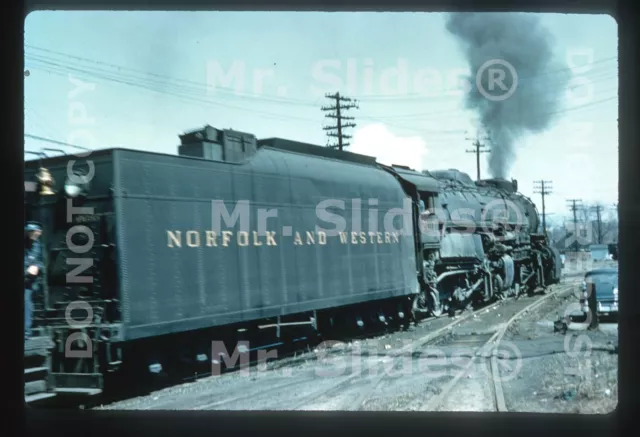 Duplicate Slide N&W Norfolk & Western 2-8-8-2 Y5 2107 Action