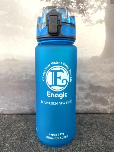 Enagic Kangen Leveluk Water Bottle Blue Eastman Tritan BPA Free 600ml