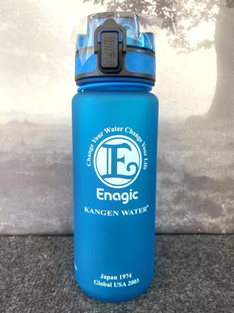 Enagic Kangen Leveluk Water Bottle Blue Eastman Tritan BPA Free 600ml Enagic Kangen Leveluk Water Bottle Blue Eastman Tritan BPA Free 600ml