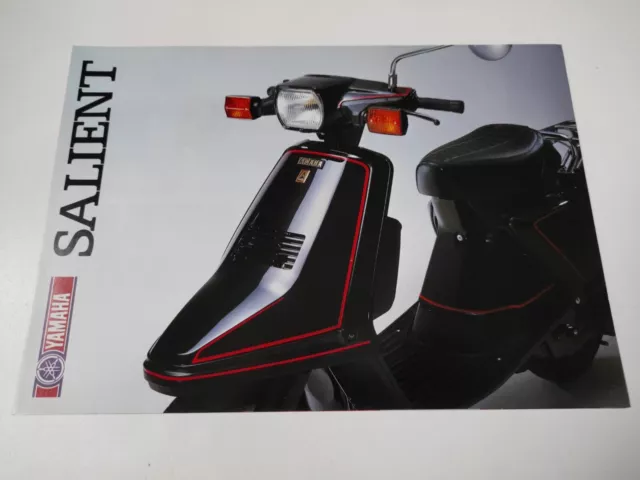 Yamaha 50 Salient de 1984 Prospectus Catalogue Brochure Moto