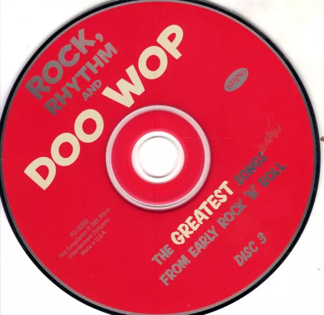 Rock Rhythm & Doo Wop:  Vol 3. The Capris, Marcels & Various 22 Hits, (Rhino Cd)