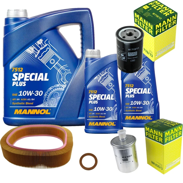 MANNOL Service Kit Mercedes E-Klasse - 7L Öl + 4 Filter