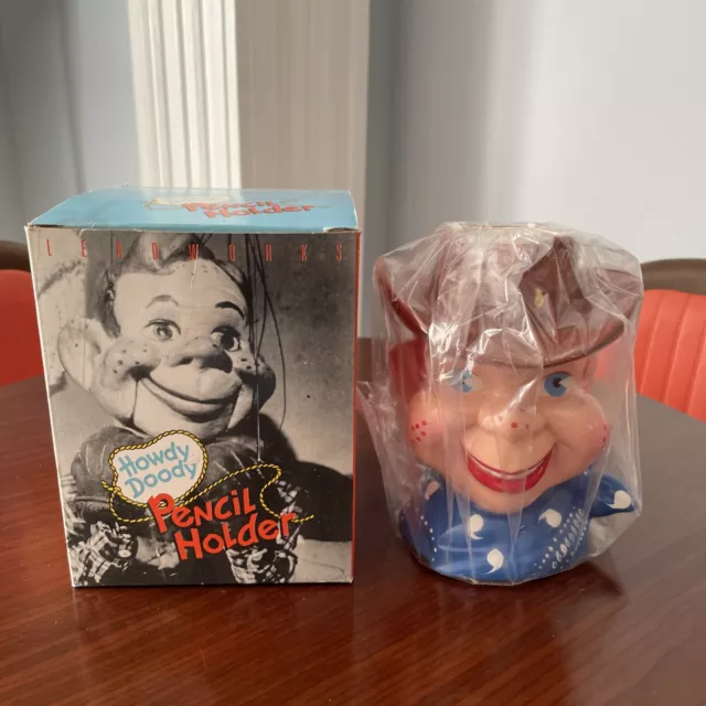 Leadworks 1988 HOWDY DOODY Pencil Holder  Ceramic Character Figure Vintage