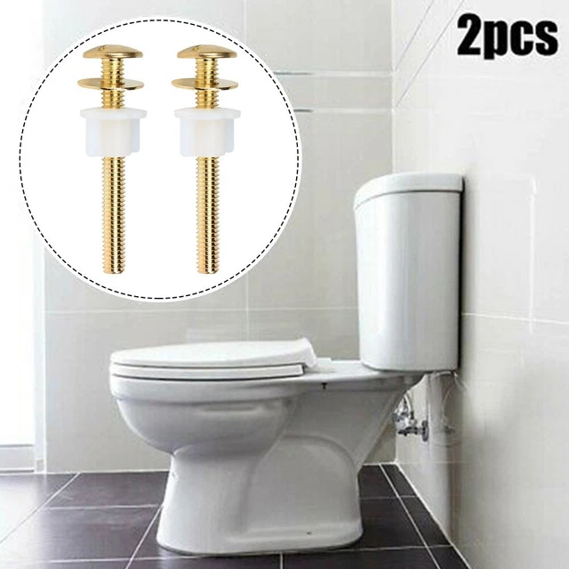Bolt Toilet Tank Screw 2 Stück Einfache Montage Montageschrauben Paarts