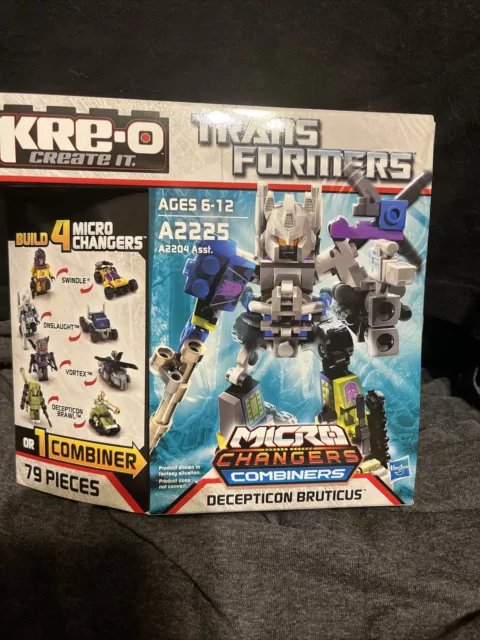 Transformers ~ Kre-O Micro Changers Combiners ~ Decepticon Bruticus ~ NIP VHTF