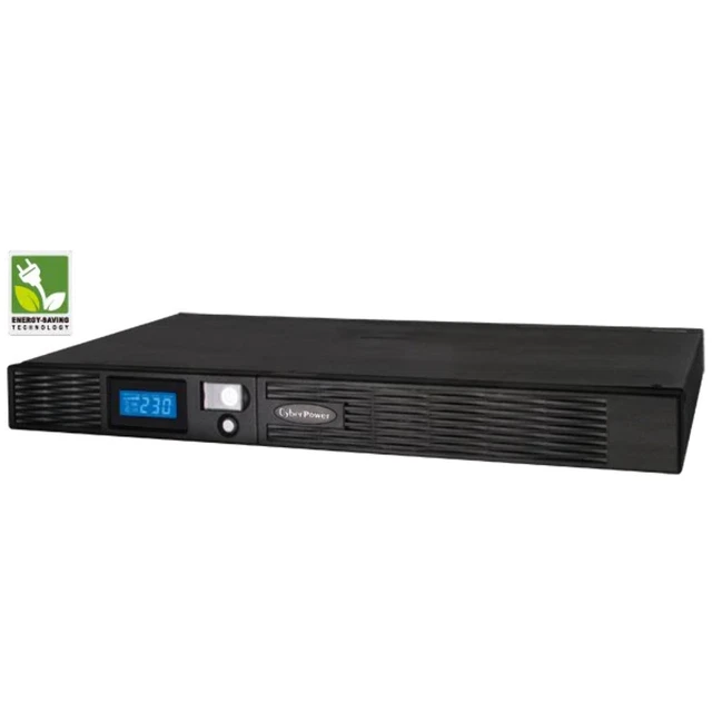 CyberPower PRO Rack Series LCD 1000VA / 670W (10A) 1U Line Interactive UPS - (PR