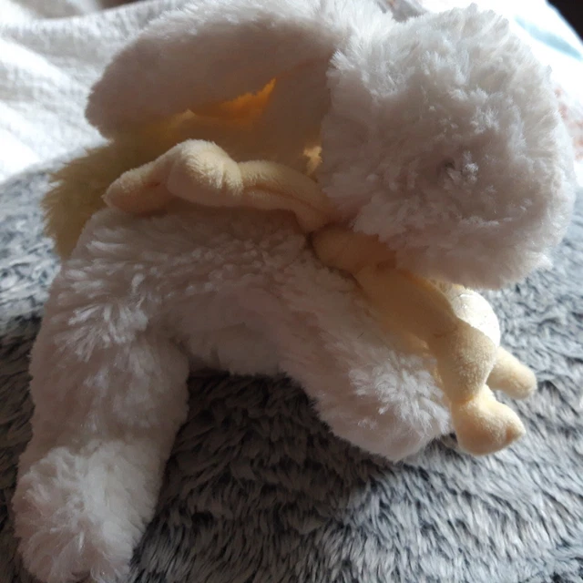 DPB Doudou et compagnie lapin blanc jaune Pompon tbe - Lapin Classique